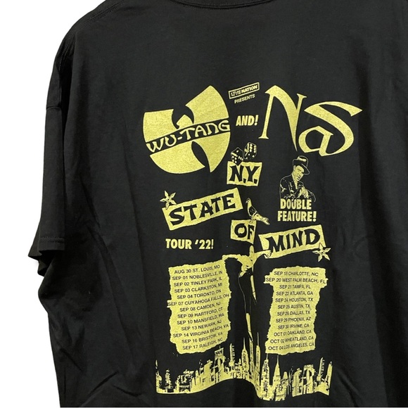 Wu-Tang x Nas Tour T-Shirt - Picture 4 of 5